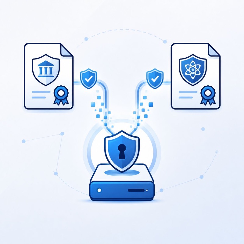 Certificate-based trust — dual chains